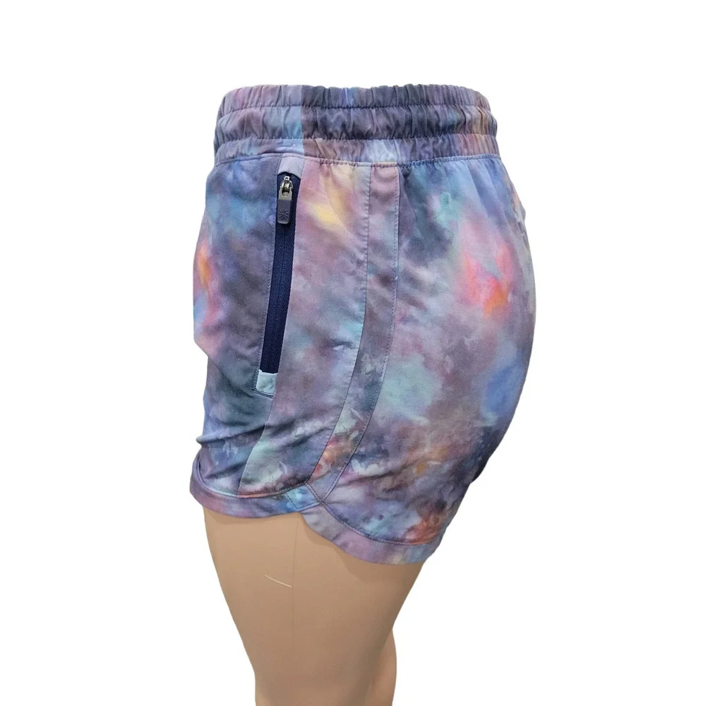 Athleta All Play Tie Dye Printed‎ Athletic Shorts Size XXL 16